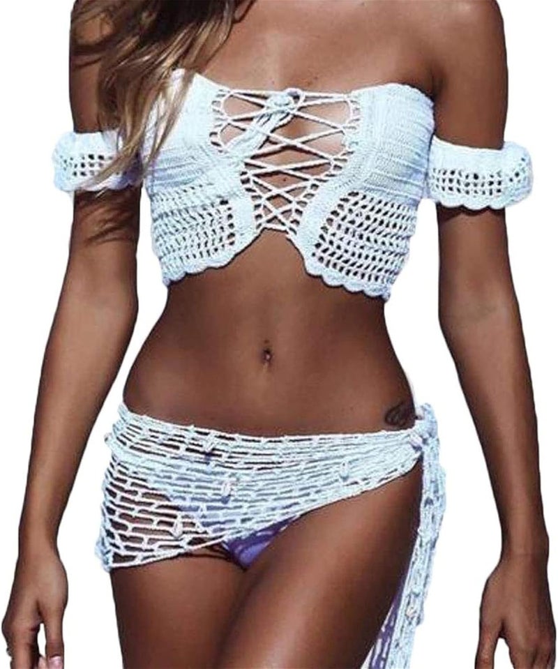 Ldcx Green Swimwear Cover Up Crochet Sarong,Sexy Fashion Beach Hand Crochet Shawl Capelet Fishnet Net Skirt.(SJJ42) - Image 4